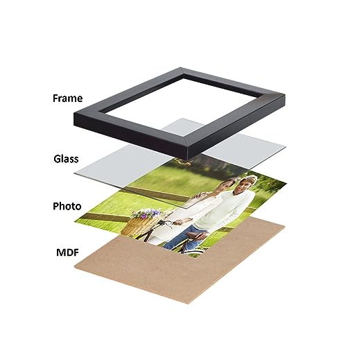 Amazon Brand - Solimo Collage Photo Frames (Set of 11, Wall Hanging, Black, SOL-HD-PF2, Synthetic Wood) Amazon Brand - Solimo Collage Photo Frames (Set of 11, Wall Hanging, Black, SOL-HD-PF2, Synthetic Wood)
